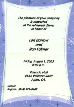Lori Hudson Barrow wed Ronald Lawrence Fulmer 